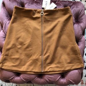 Eci Skirt, Camel color, Size Small